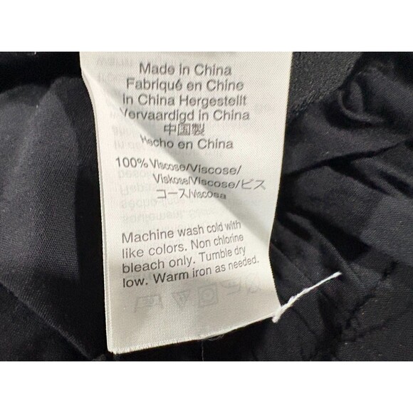 J.Crew Womens Black Viscose Pull On Paper Bag Waist Shorts Pockets Sz S - Picture 7 of 10